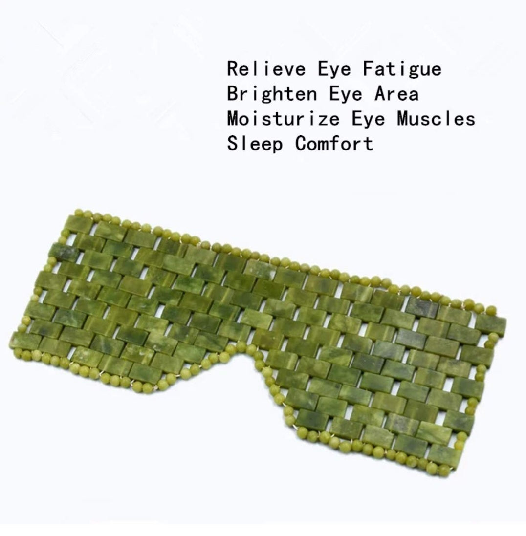 Masque pour les yeux en jade naturel | Anti-âge pour les cernes et les poches