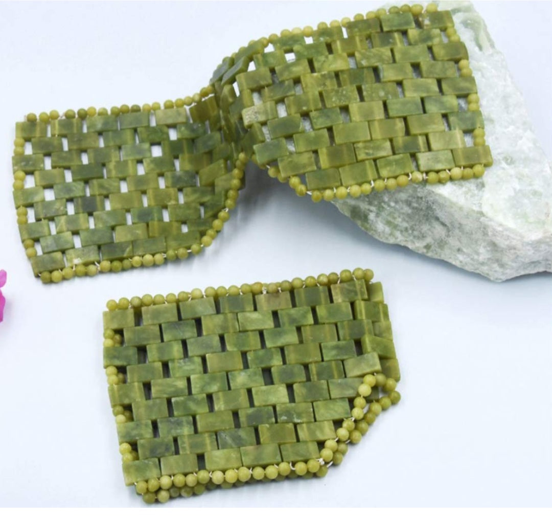Masque pour les yeux en jade naturel | Anti-âge pour les cernes et les poches