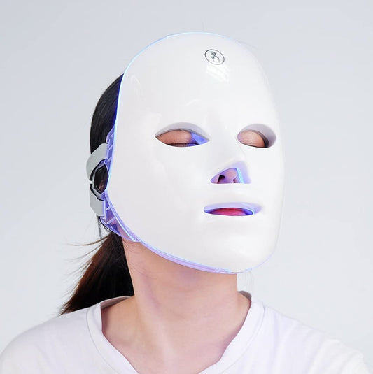 Masque facial LED USB thérapie rajeunissement de la peau Anti acné élimination des rides masque de soins de la peau