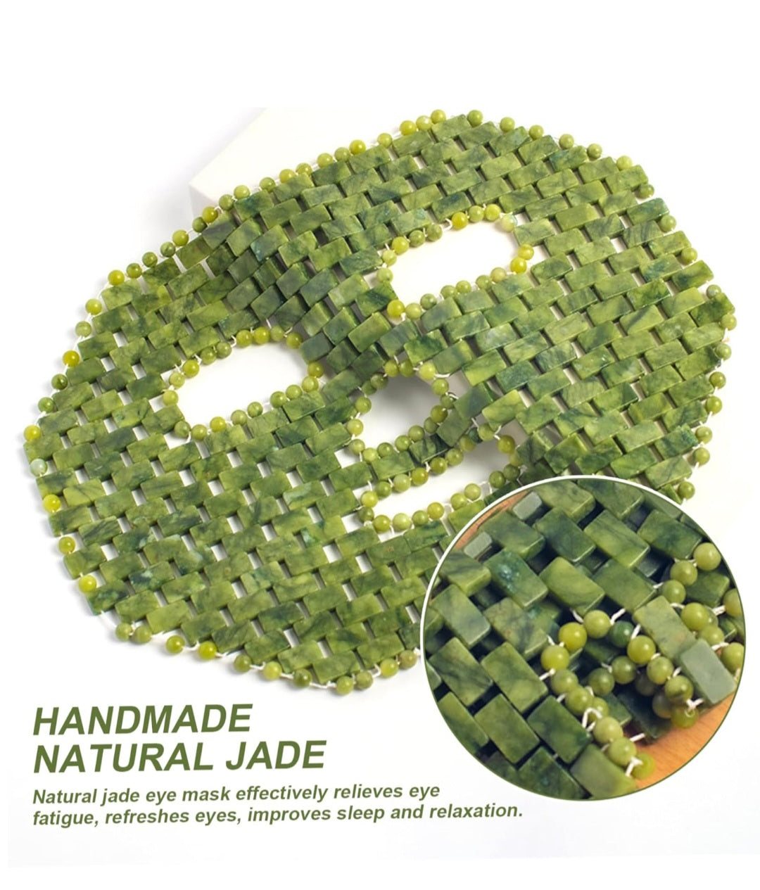 Masque de jade naturel pour le visage