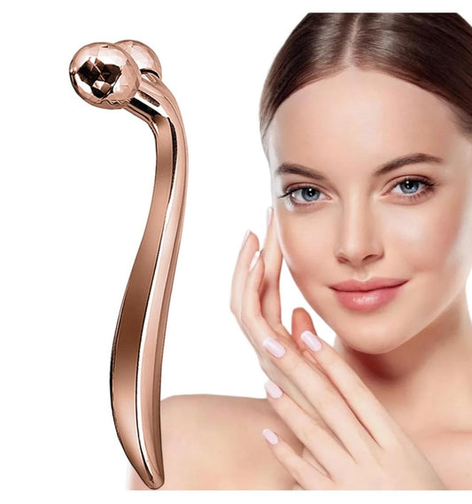 Rouleaux Massage liftant du visage, Raffermissement de la Peau, Relaxation Musculaire à 360 Degrés